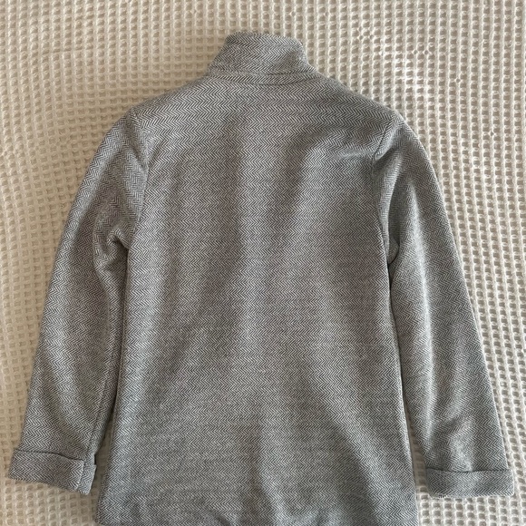 Bohme Womens Gray Single Breasted Blazer Jacket Pocket Front Lined Size S. - Picture 2 of 7